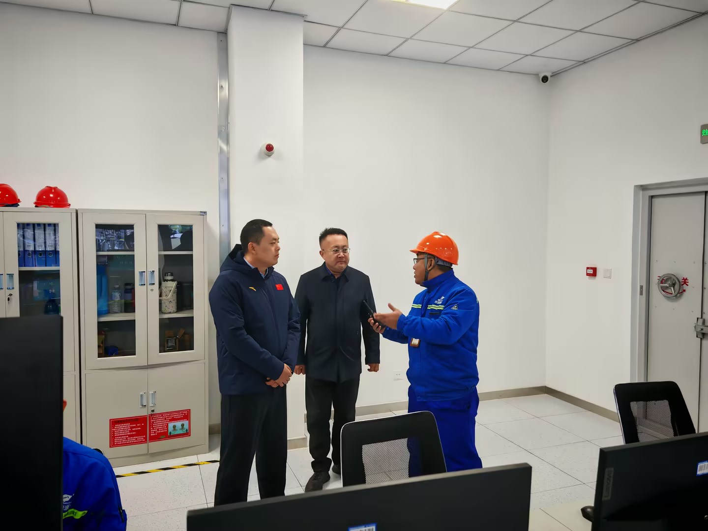 青島萊西市副市長賈濤一行到凱源祥指導(dǎo)安全工作
