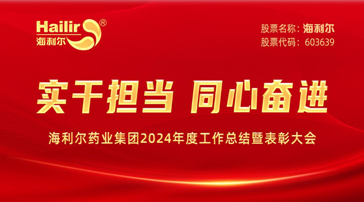 實干擔(dān)當(dāng) 同心奮進(jìn)——海利爾藥業(yè)集團(tuán)2024年度工作總結(jié)暨表彰大會隆重召開