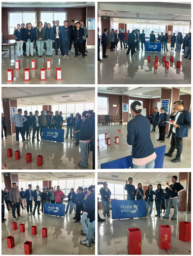 全心投入 精準施藥——海利爾員工趣味投壺比賽落地