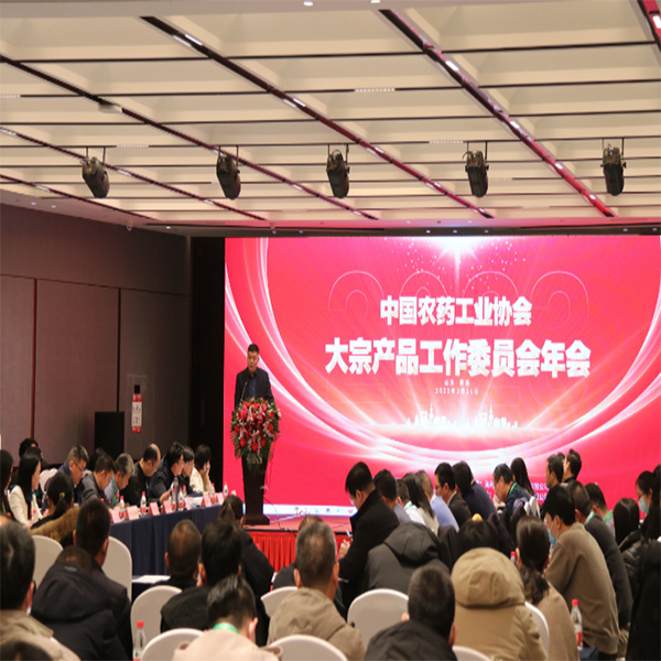 集團(tuán)董事長出席中國農(nóng)藥工業(yè)協(xié)會大宗產(chǎn)品協(xié)作組專業(yè)委員會年會并講話